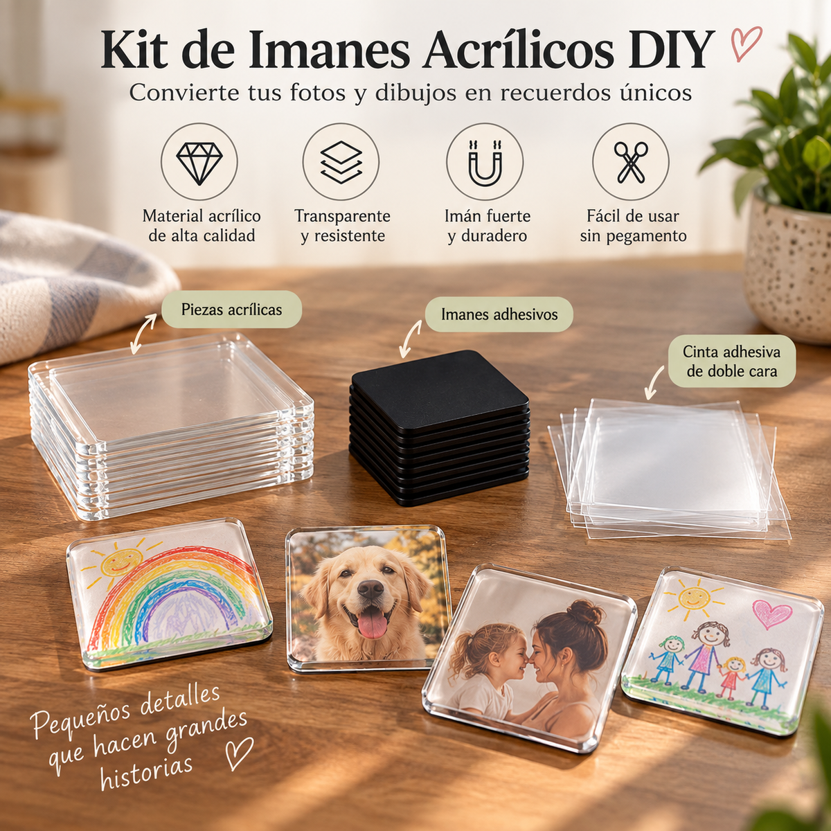 Kit imanes para refrigerador