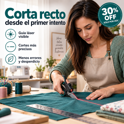 Tijeras Profesionales con Guía Laser