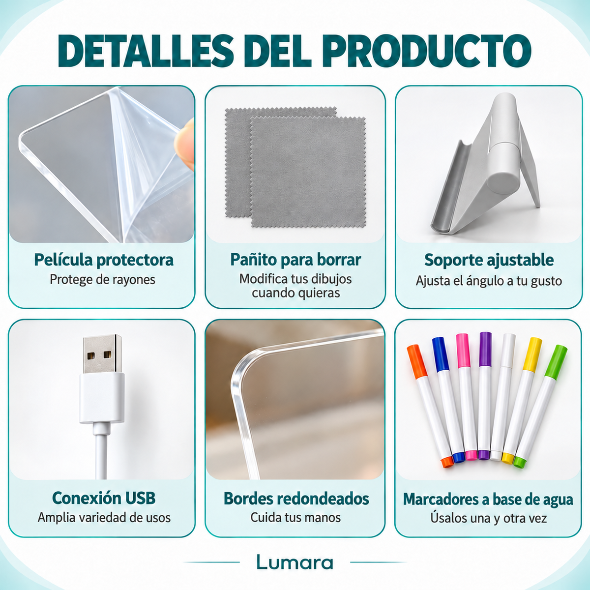 Pizarra Led para Dibujar